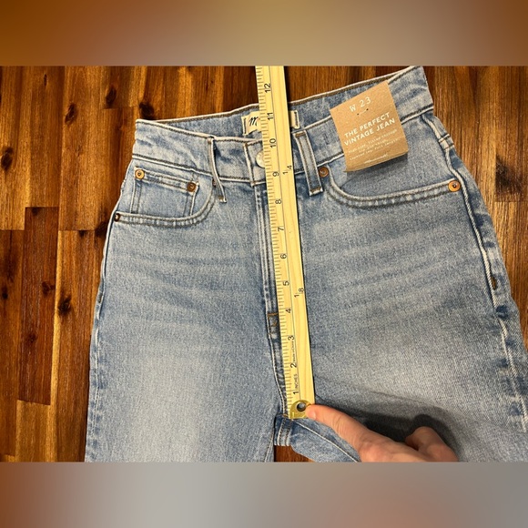 Madewell The Perfect Vintage Jean Charnley Wash Blue High Rise Womens US 23 - Picture 7 of 11